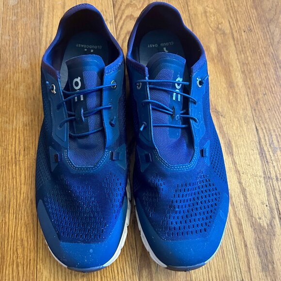 Men's On Cloud 5 Coast Denim/Midnight Running Shoes Size 12  3MD10530045 - Picture 4 of 13